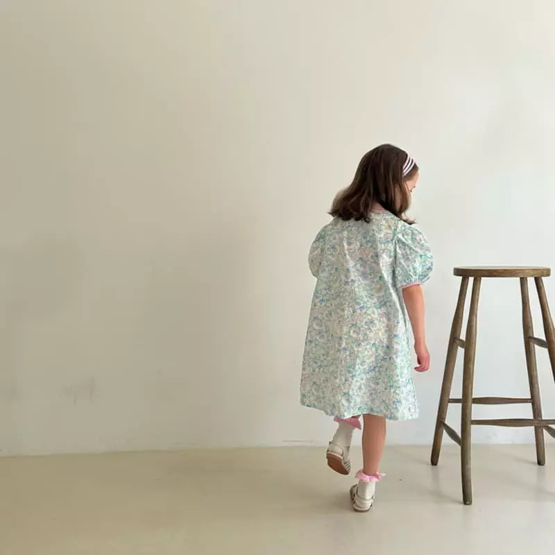Plan B - Korean Children Fashion - #discoveringself - Water Paint One-piece - 5