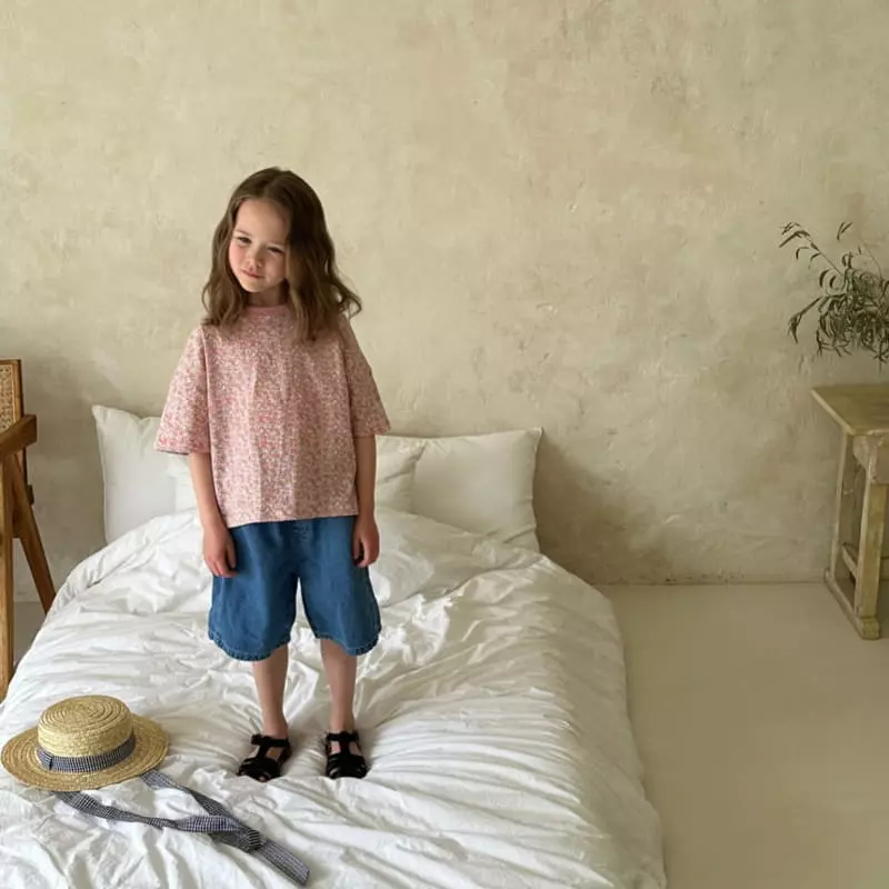 Plan B - Korean Children Fashion - #designkidswear - Flower Color Tee - 4