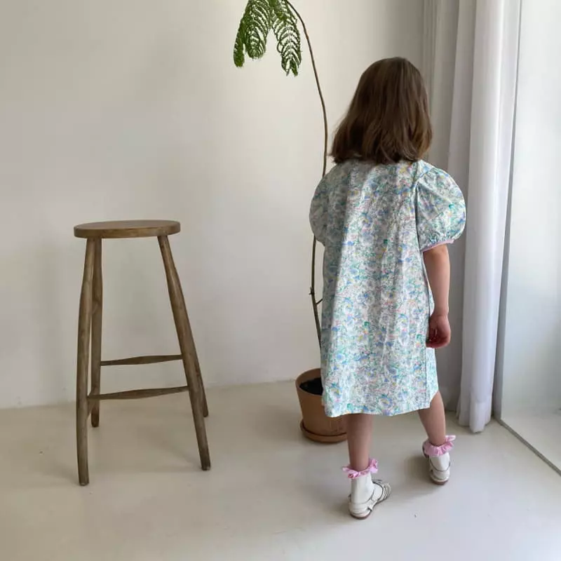 Plan B - Korean Children Fashion - #fashionkids - Water Paint One-piece - 6