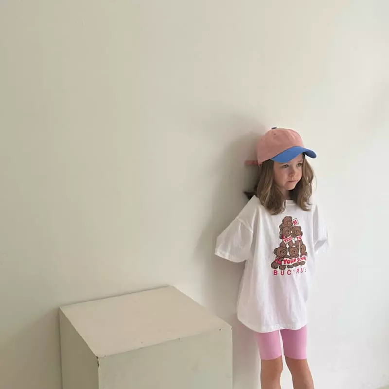 Plan B - Korean Children Fashion - #fashionkids - School Cool Bear Tee - 4