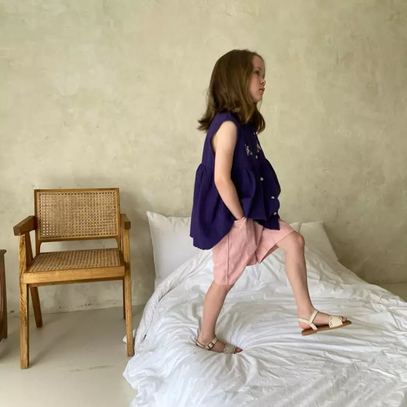 Plan B - Korean Children Fashion - #kidsshorts - Pig Slit Pants