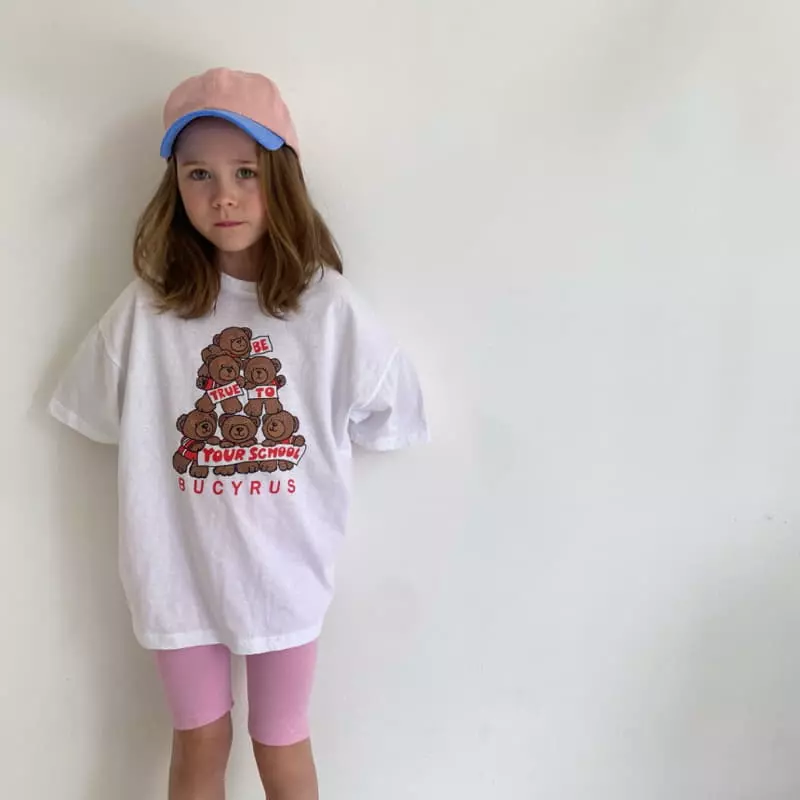 Plan B - Korean Children Fashion - #kidsstore - School Cool Bear Tee - 5