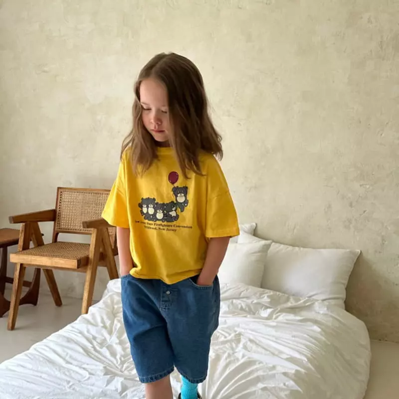 Plan B - Korean Children Fashion - #kidsstore - Denim Slit Shorts - 11