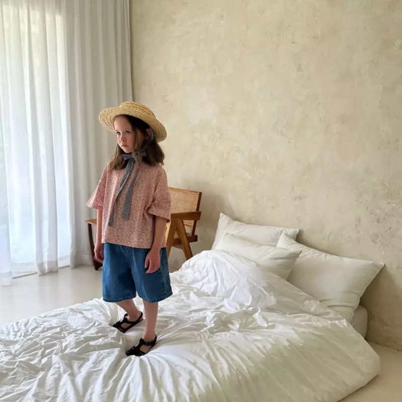 Plan B - Korean Children Fashion - #kidzfashiontrend - Flower Color Tee - 8