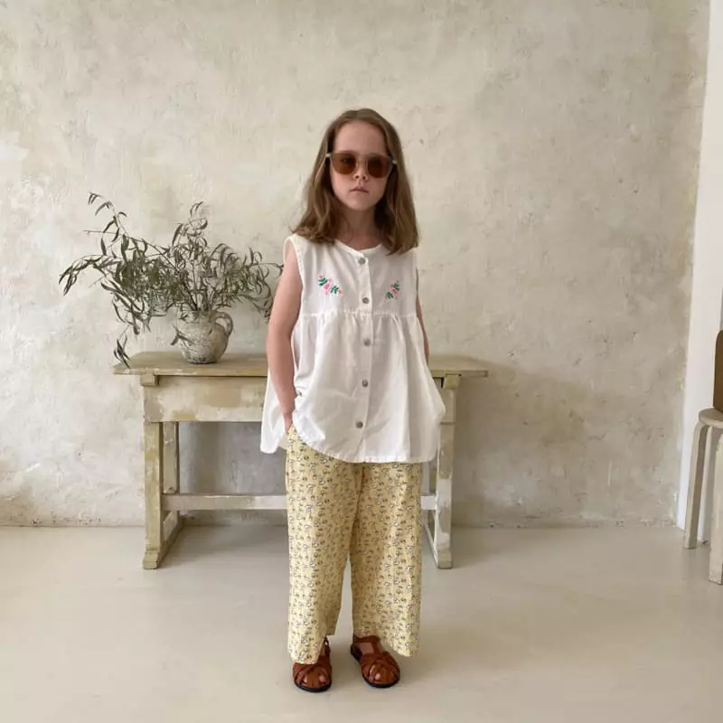 Plan B - Korean Children Fashion - #littlefashionista - Layered Sleeveless Blouse - 3