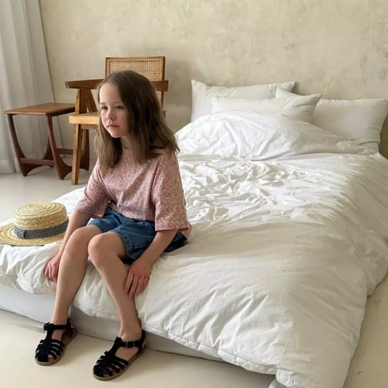 Plan B - Korean Children Fashion - #minifashionista - Flower Color Tee - 12