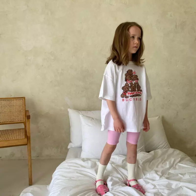 Plan B - Korean Children Fashion - #prettylittlegirls - School Cool Bear Tee - 11