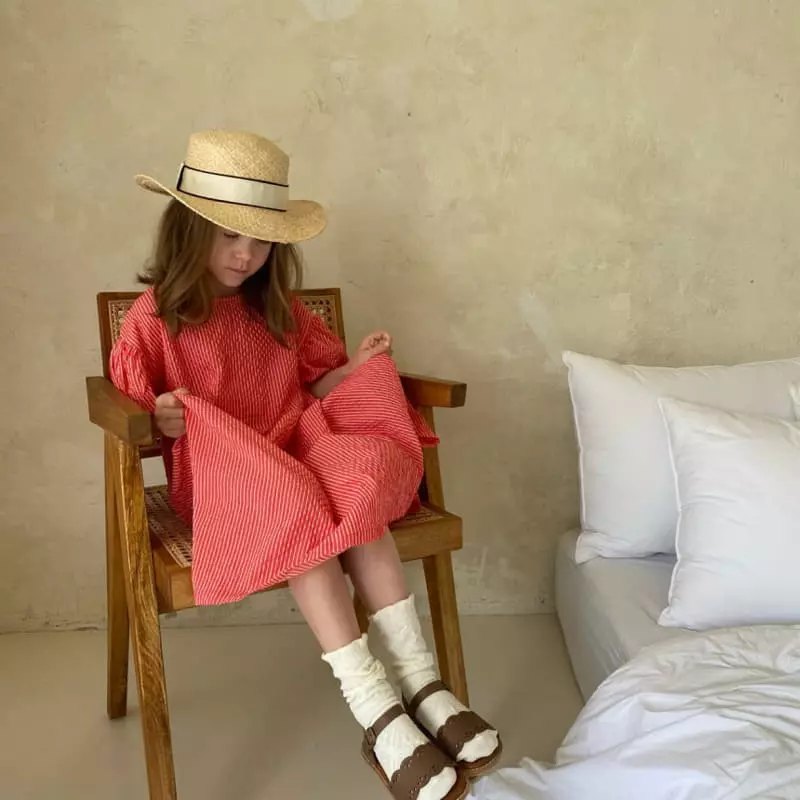 Plan B - Korean Children Fashion - #prettylittlegirls - Stripes One-piece - 2