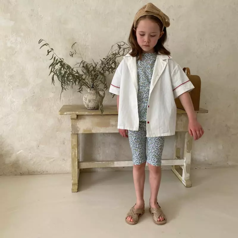 Plan B - Korean Children Fashion - #prettylittlegirls - Flower Top Bottom Set - 11