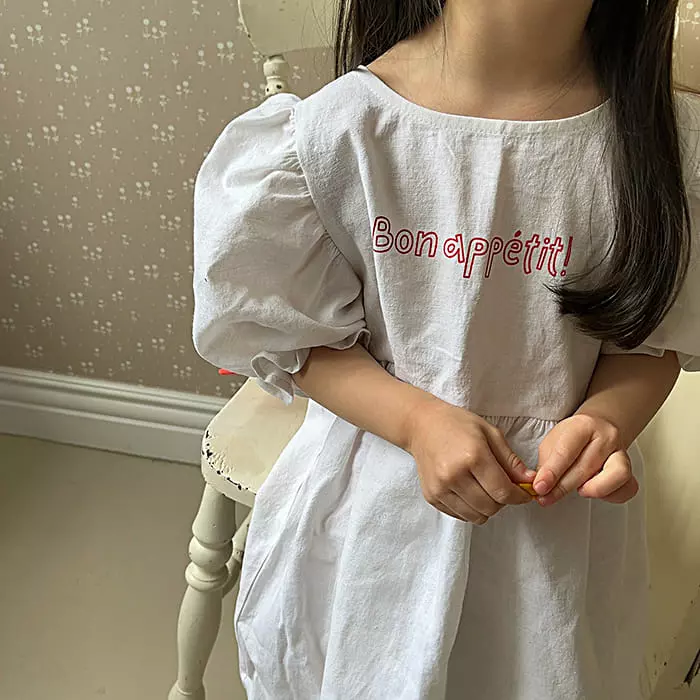 Popochichi - Korean Children Fashion - #Kfashion4kids - Kitchen Ribbon One-piece
