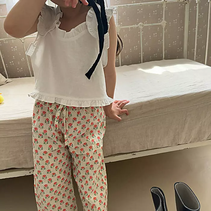 Popochichi - Korean Children Fashion - #childofig - Carnation Pants - 2
