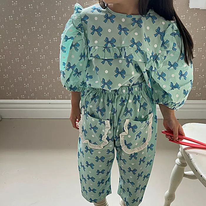 Popochichi - Korean Children Fashion - #childofig - Ribbon Pants