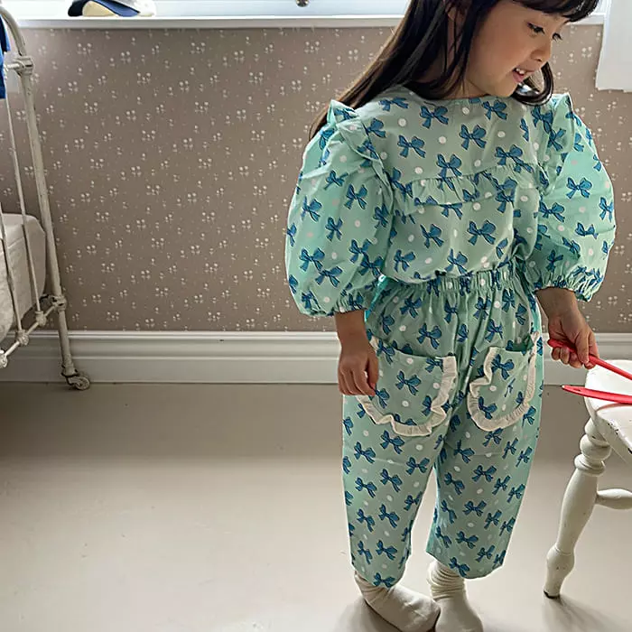 Popochichi - Korean Children Fashion - #childrensboutique - Ribbon Pants - 2