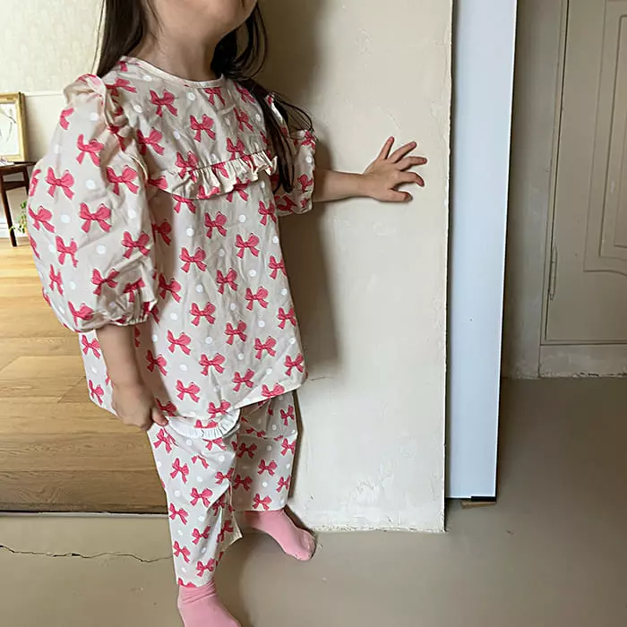 Popochichi - Korean Children Fashion - #childrensboutique - Ribbon Blouse