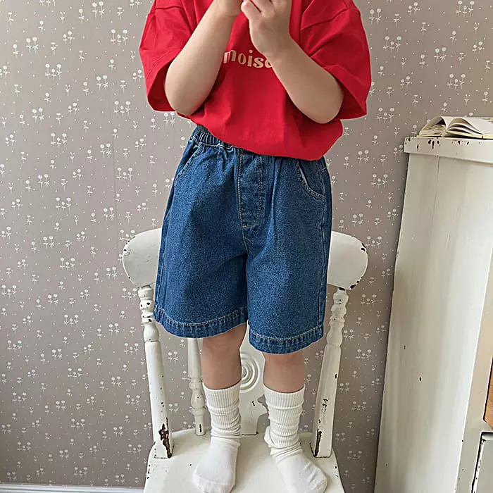 Popochichi - Korean Children Fashion - #fashionkids - Dow Denim Pants - 6