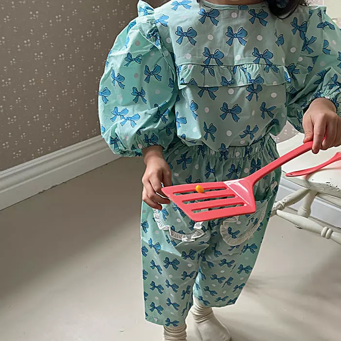 Popochichi - Korean Children Fashion - #kidsshorts - Ribbon Blouse - 5