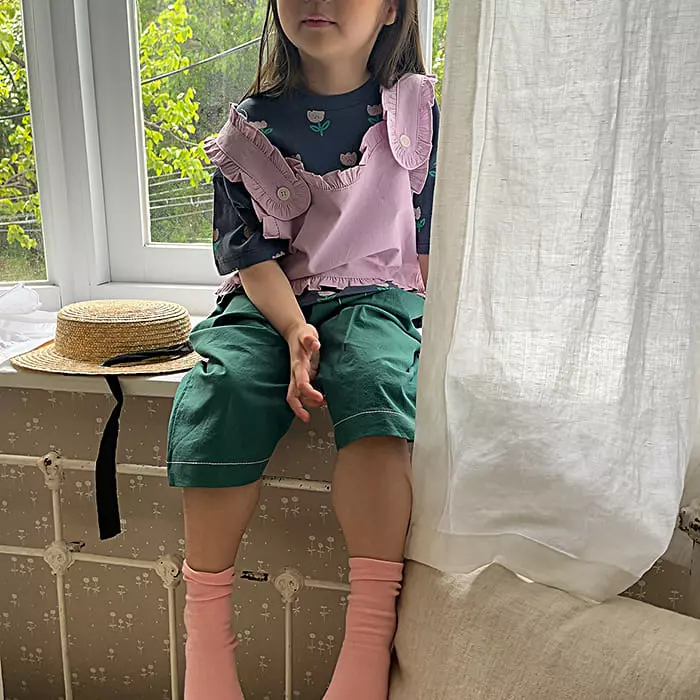 Popochichi - Korean Children Fashion - #kidsshorts - White Pants