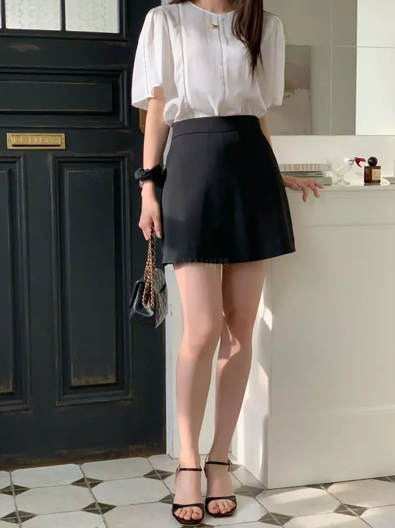 Proper - Korean Women Fashion - #momslook - Roan Skirt Shorts - 5
