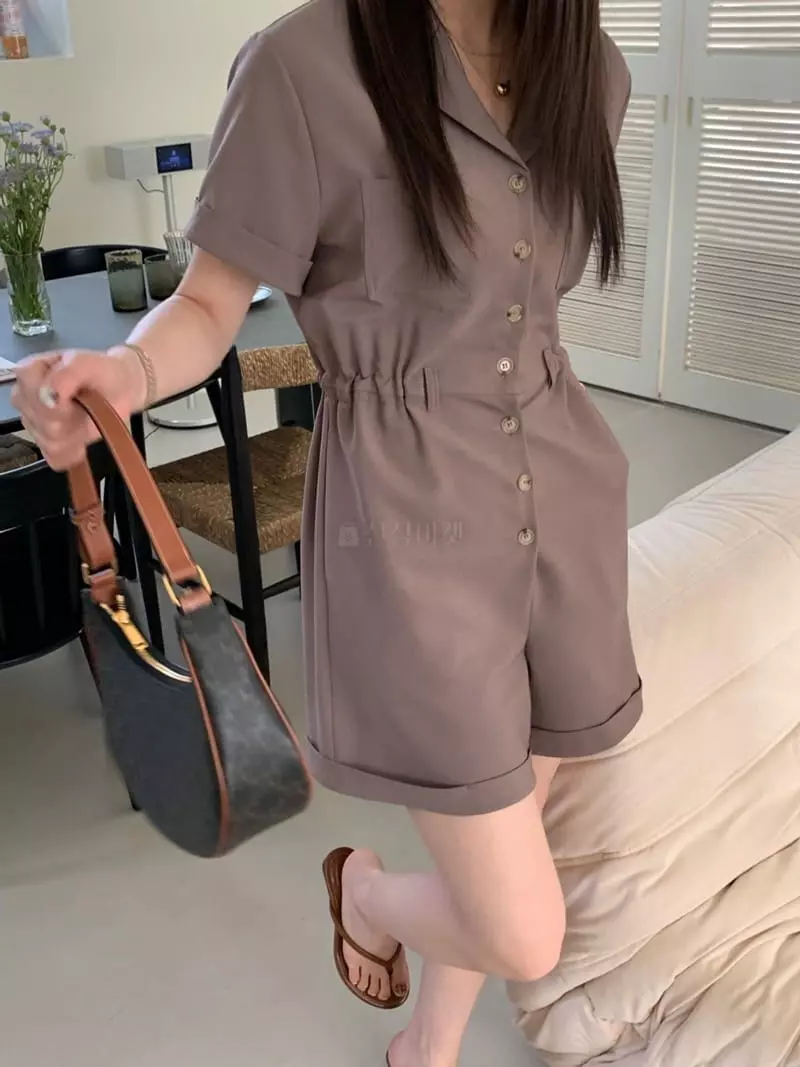 Proper - Korean Women Fashion - #romanticstyle - Holly Jumpsuit - 7