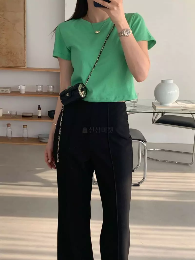 Proper - Korean Women Fashion - #shopsmall - Ewver Crop Tee