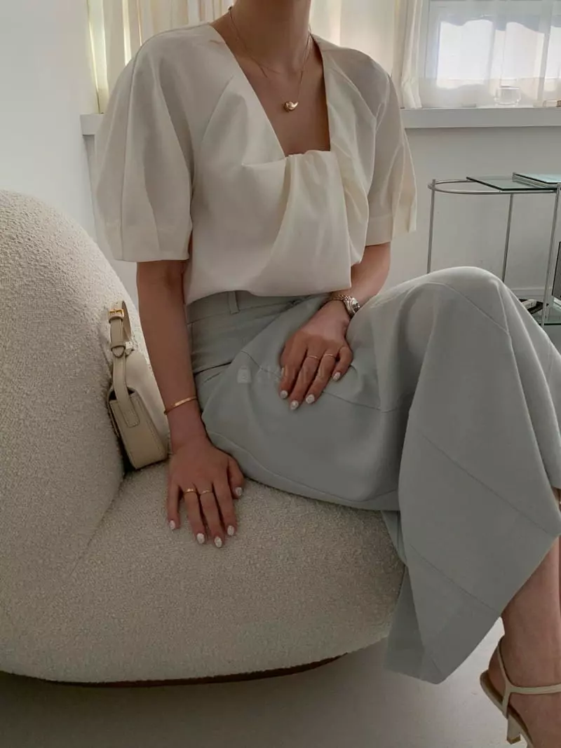 Proper - Korean Women Fashion - #thatsdarling - Odelli Blouse - 4