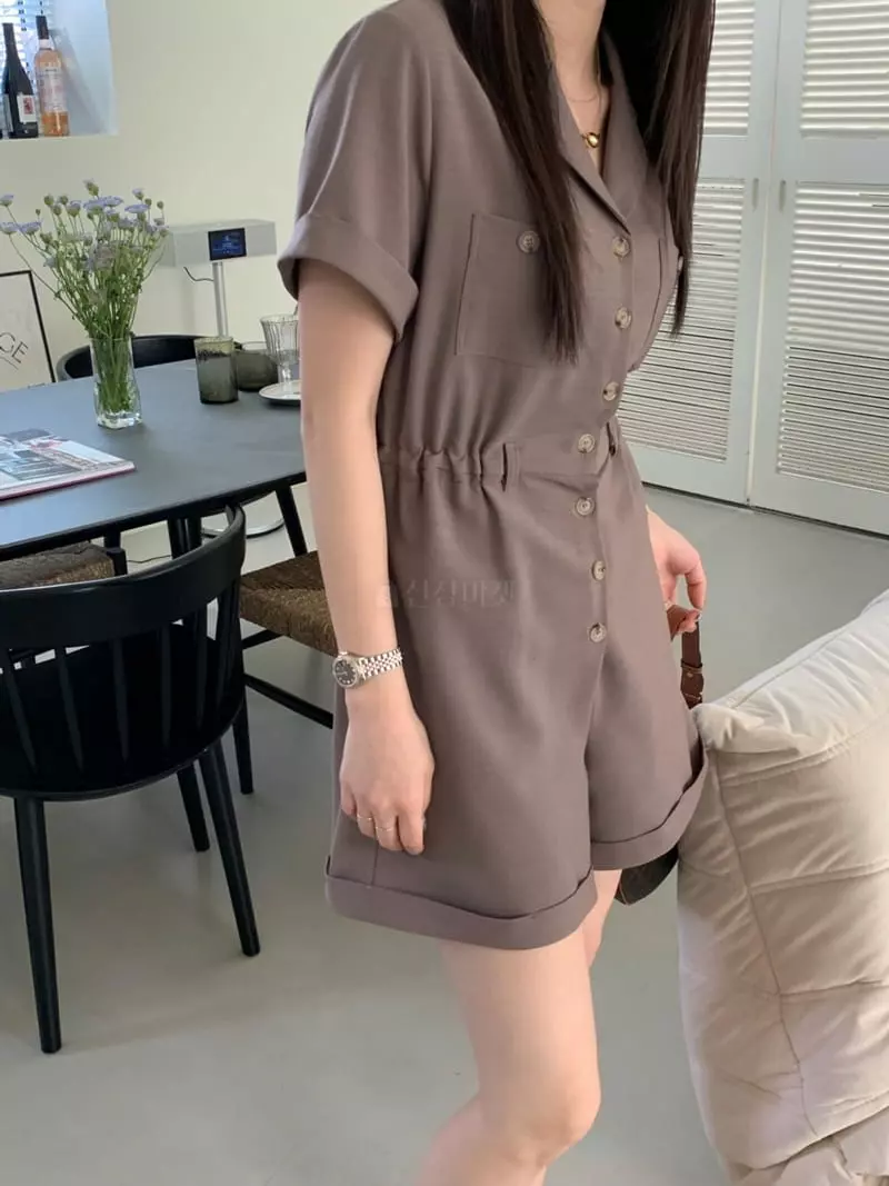 Proper - Korean Women Fashion - #vintageinspired - Holly Jumpsuit - 3