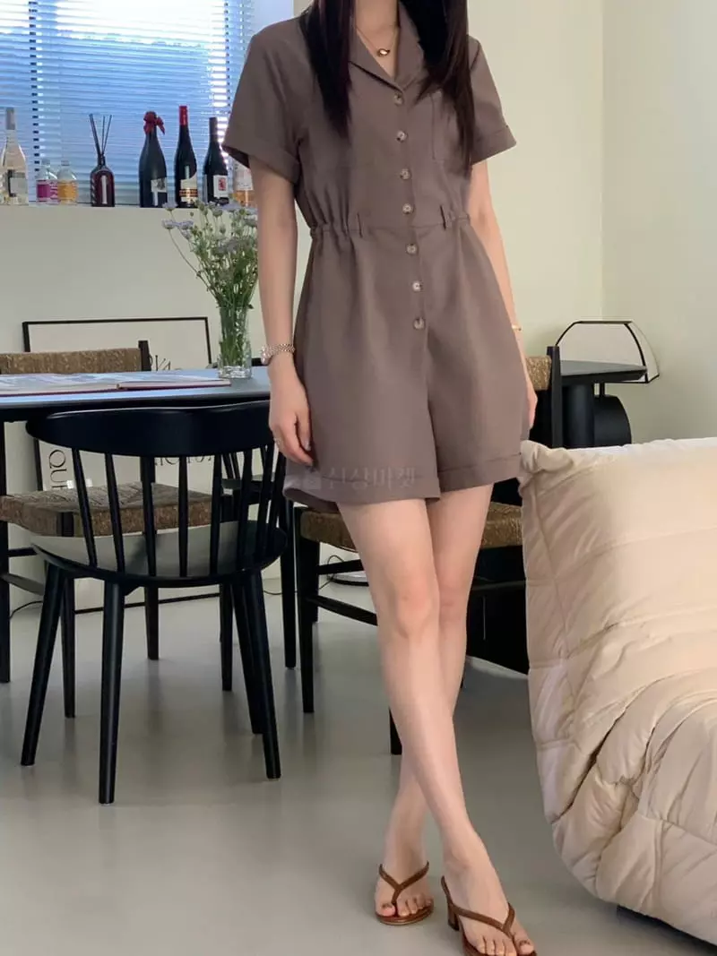 Proper - Korean Women Fashion - #vintageinspired - Holly Jumpsuit - 4