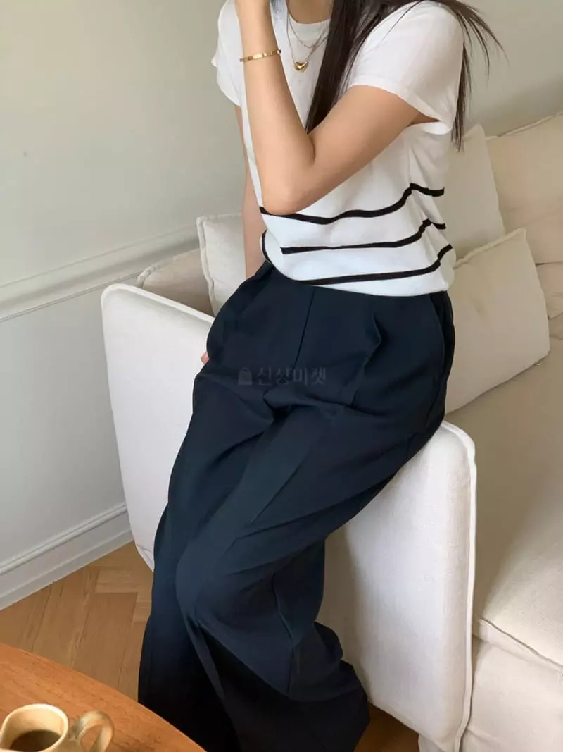Proper - Korean Women Fashion - #womensfashion - Bone Knit Tee - 11