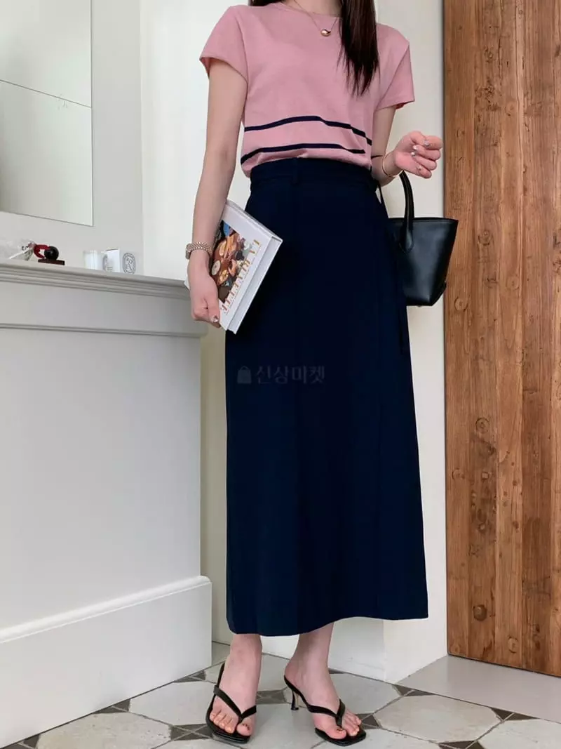 Proper - Korean Women Fashion - #womensfashion - Bone Knit Tee - 3