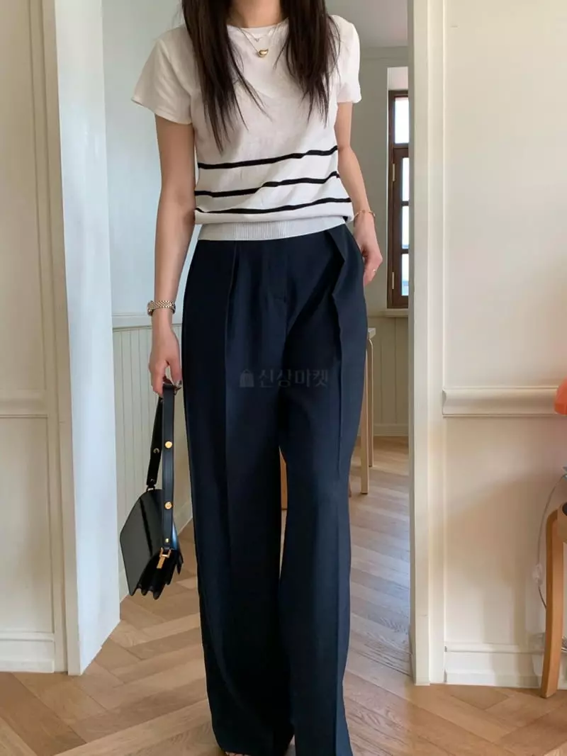 Proper - Korean Women Fashion - #womensfashion - Bone Knit Tee - 9