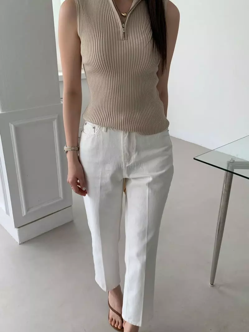 Proper - Korean Women Fashion - #womensfashion - Mock Knit Tee - 12