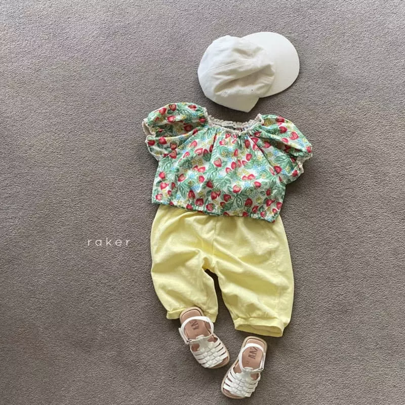 Raker - Korean Children Fashion - #Kfashion4kids - Remember Capri Shorts Lemon Yellow - 3
