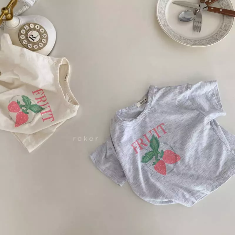 Raker - Korean Children Fashion - #childofig - Fruit Tee