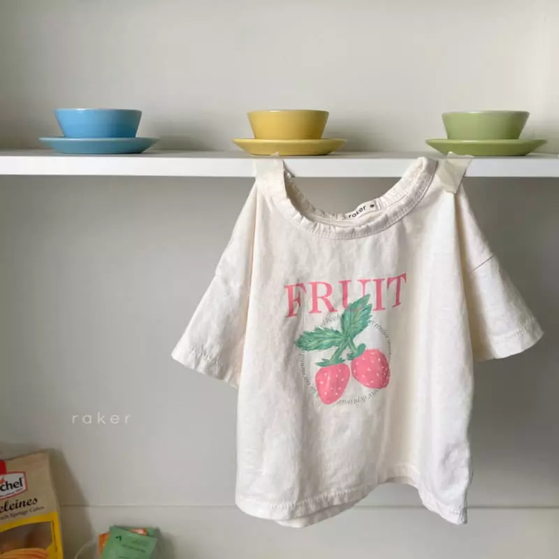 Raker - Korean Children Fashion - #childrensboutique - Fruit Tee - 2