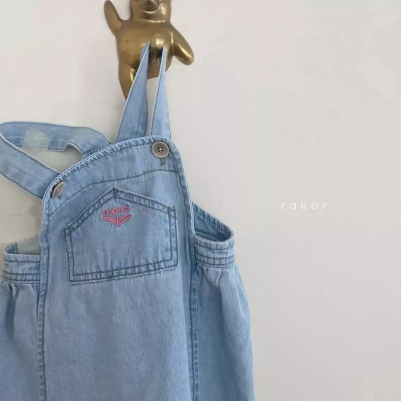 Raker - Korean Children Fashion - #childrensboutique - Merci Denim Jump Skirt - 5