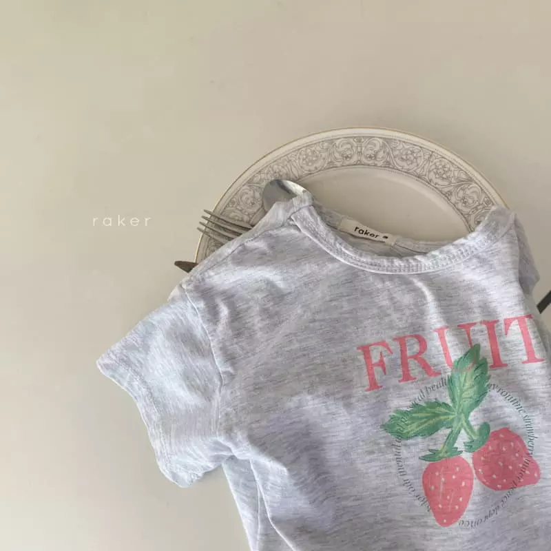 Raker - Korean Children Fashion - #designkidswear - Fruit Tee - 3
