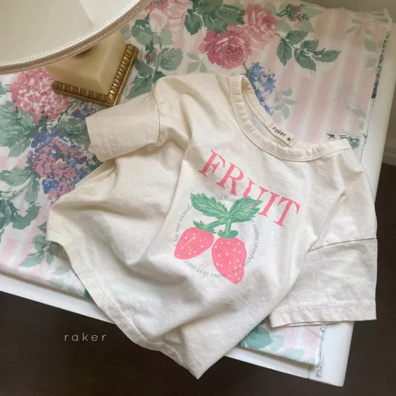 Raker - Korean Children Fashion - #designkidswear - Fruit Tee - 4