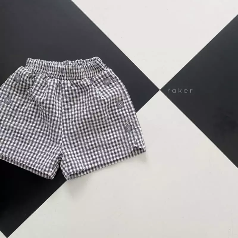 Raker - Korean Children Fashion - #minifashionista - Button Shorts - 4
