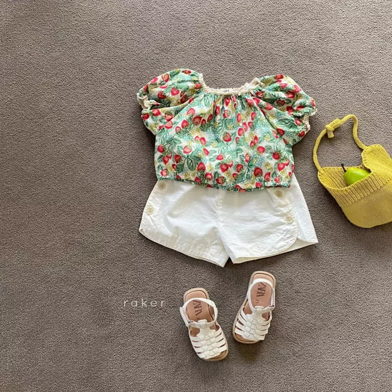 Raker - Korean Children Fashion - #todddlerfashion - Button Shorts - 5
