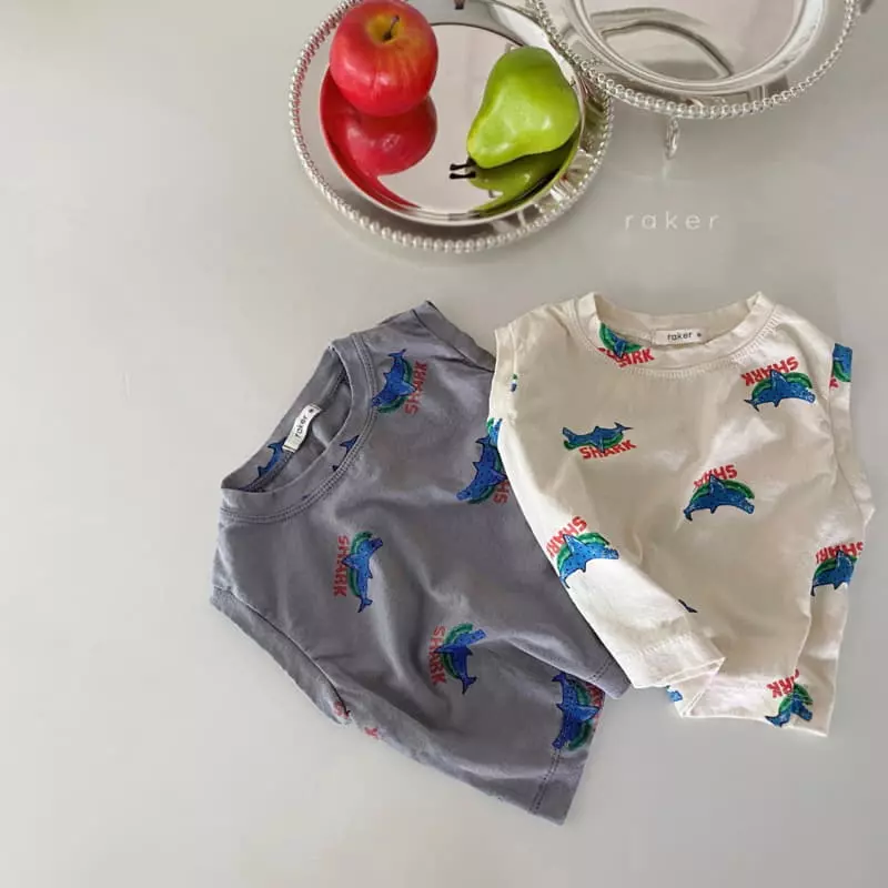 Raker - Korean Children Fashion - #toddlerclothing - Shark Sleeveless