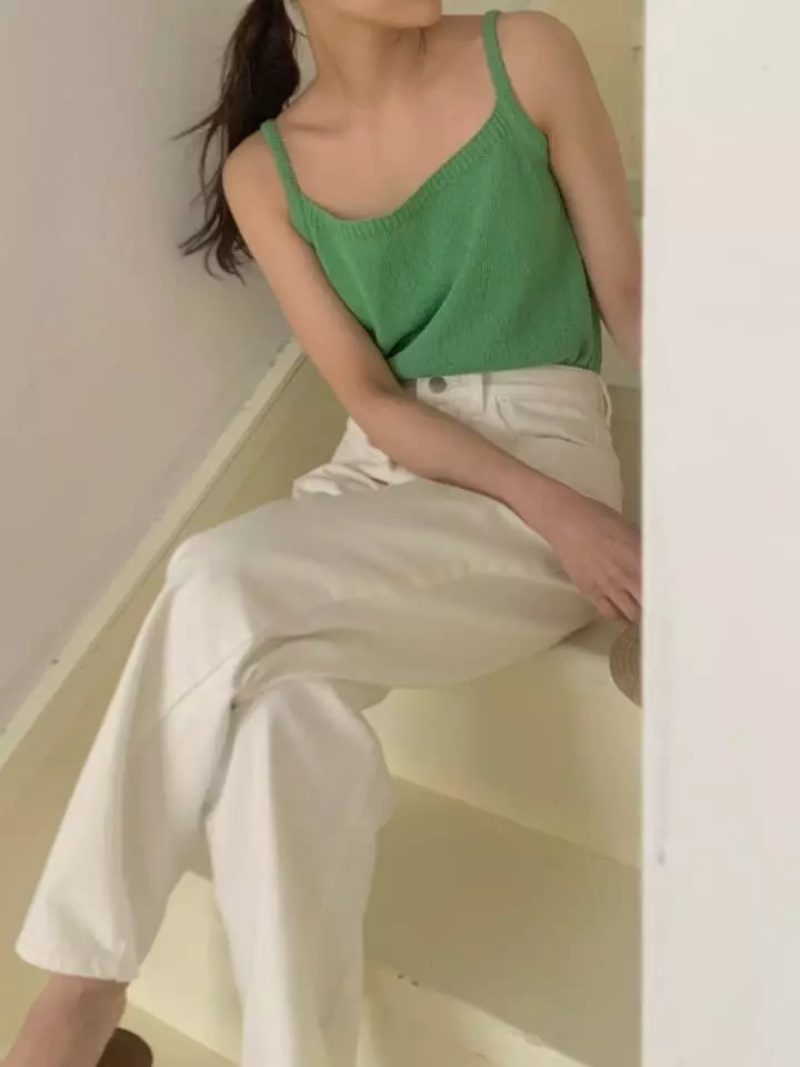 Renouveau - Korean Women Fashion - #momslook - Pan Busiter Knit Tee - 2