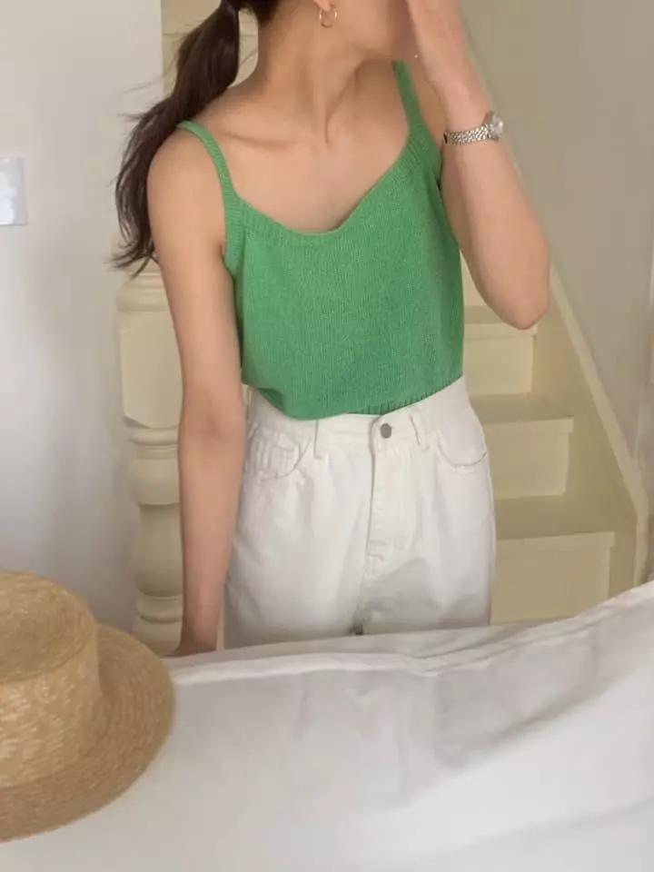 Renouveau - Korean Women Fashion - #womensfashion - Pan Busiter Knit Tee - 4