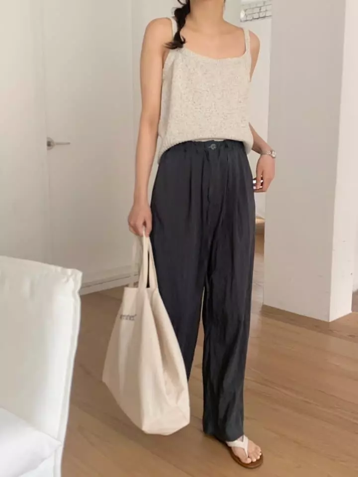 Renouveau - Korean Women Fashion - #momslook - Pan Busiter Knit Tee - 6