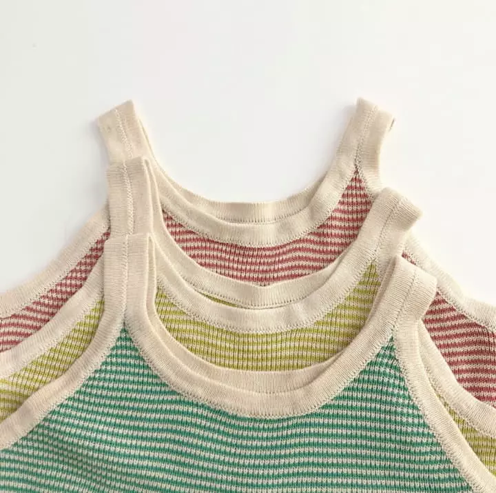 Reve Kid - Korean Children Fashion - #discoveringself - Knir String Sleeveless - 4