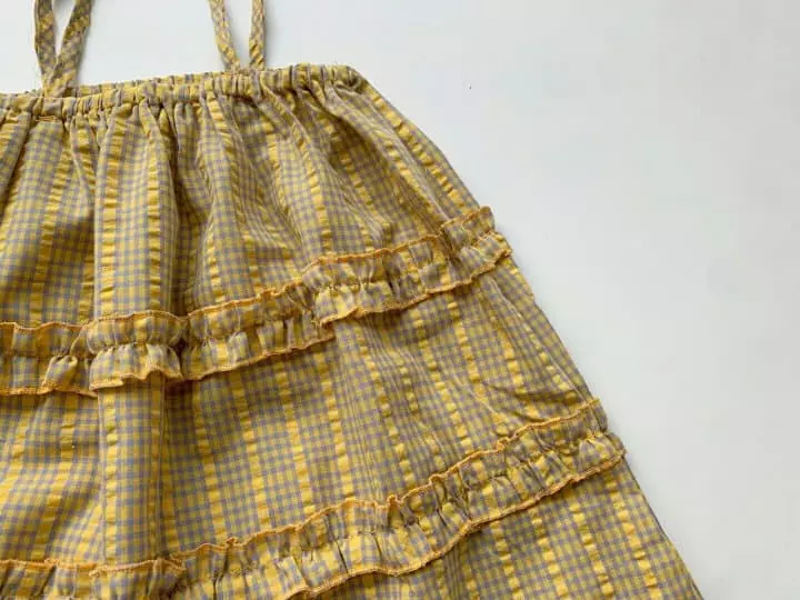 Reve Kid - Korean Children Fashion - #prettylittlegirls - String Sleeveless Long One-piece - 2