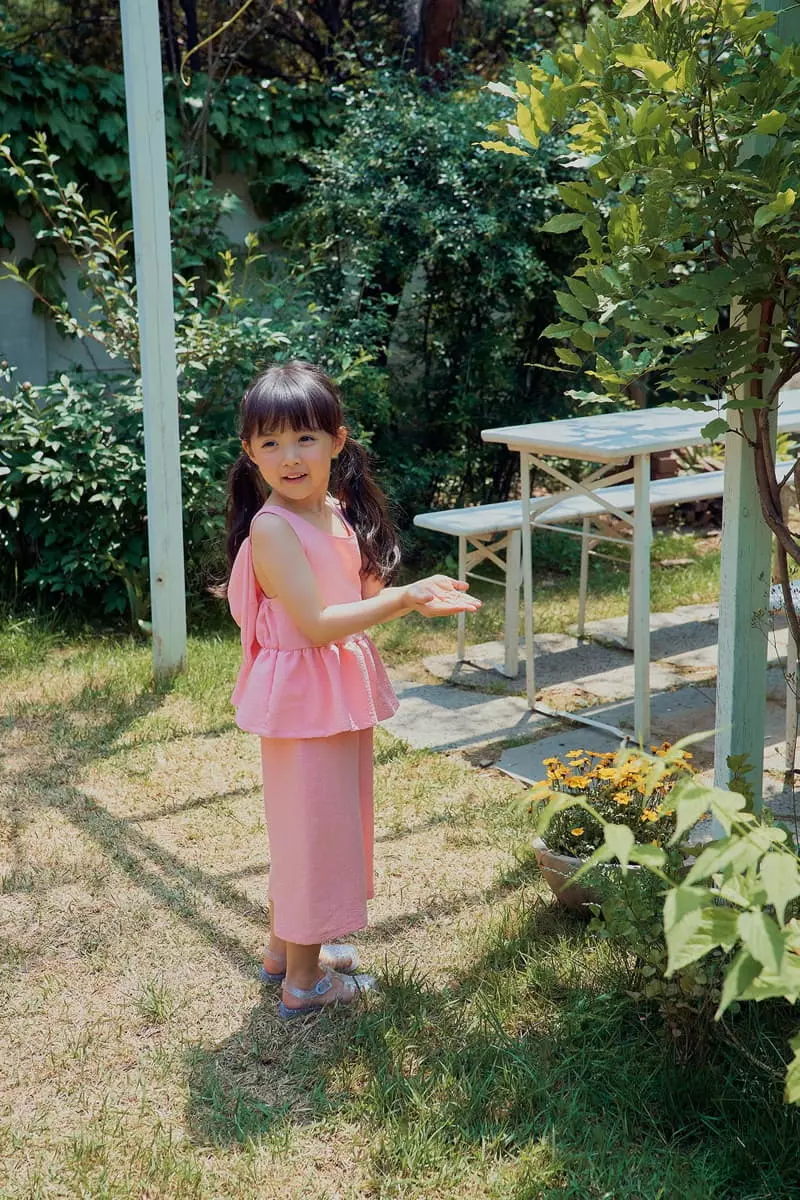 Rica - Korean Children Fashion - #magicofchildhood - Big Ribbon Top Bottom Set - 8