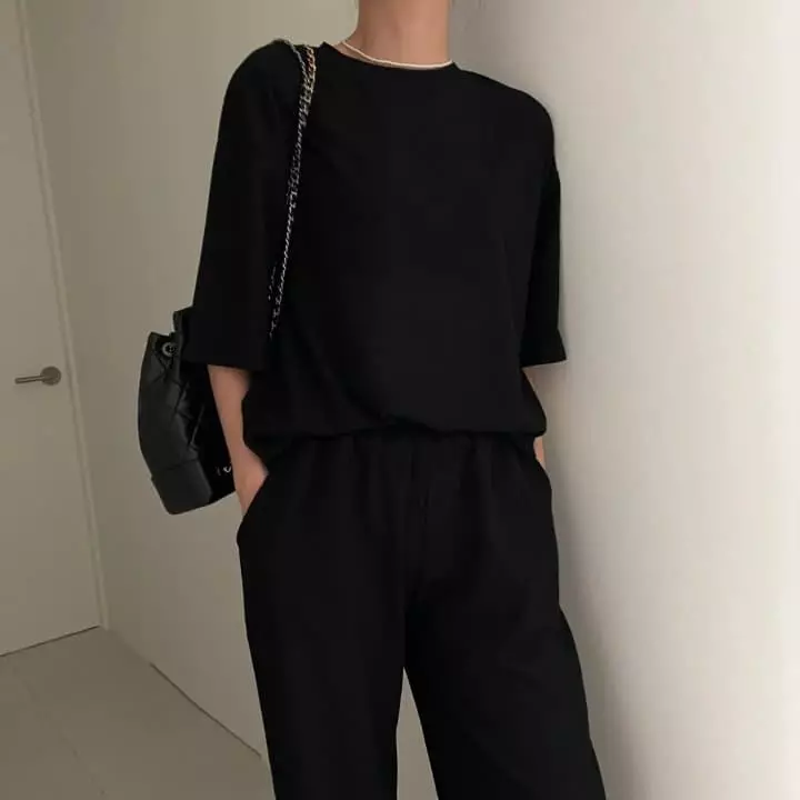 Ripple - Korean Women Fashion - #momslook - Windy Cool Top Bottom Set - 5