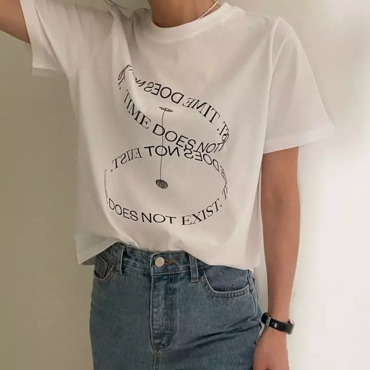 Ripple - Korean Women Fashion - #momslook - Circle Tee - 5