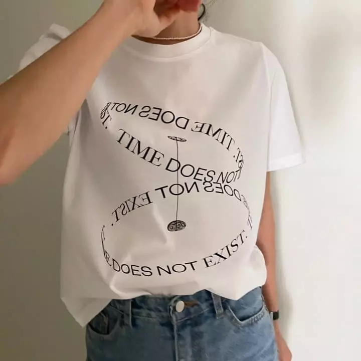 Ripple - Korean Women Fashion - #momslook - Circle Tee - 7