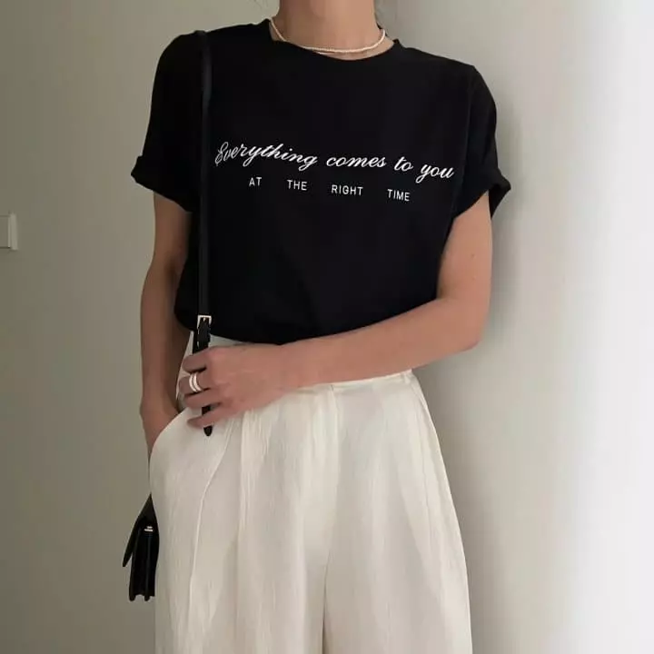 Ripple - Korean Women Fashion - #thatsdarling - To You Tee - 2
